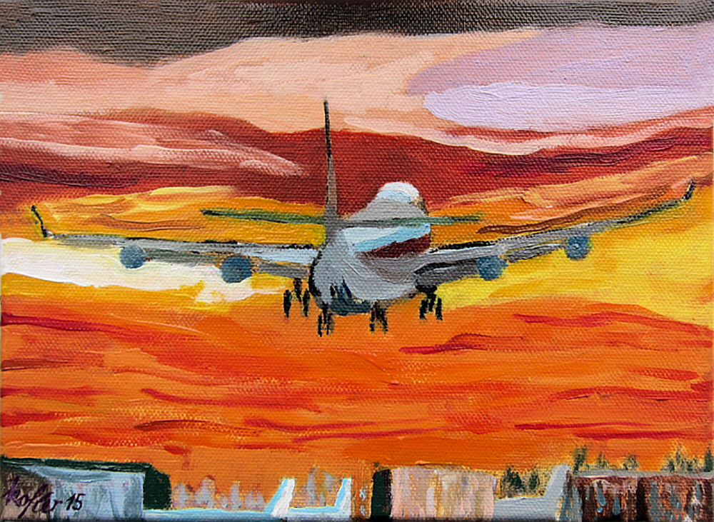 Painting: The Last Boeing 747